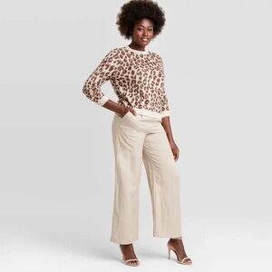 Leopard Print Pullover